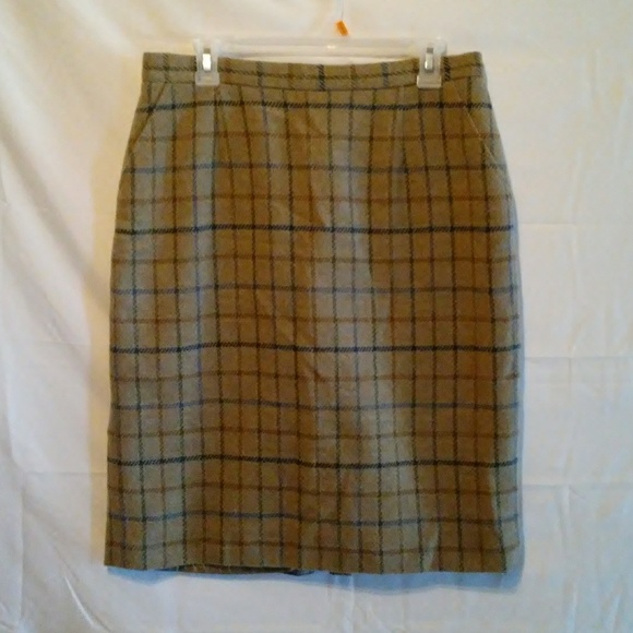Pendleton Dresses & Skirts - Pendleton Plaid Wool Pencil Skirt Women's Size 14
